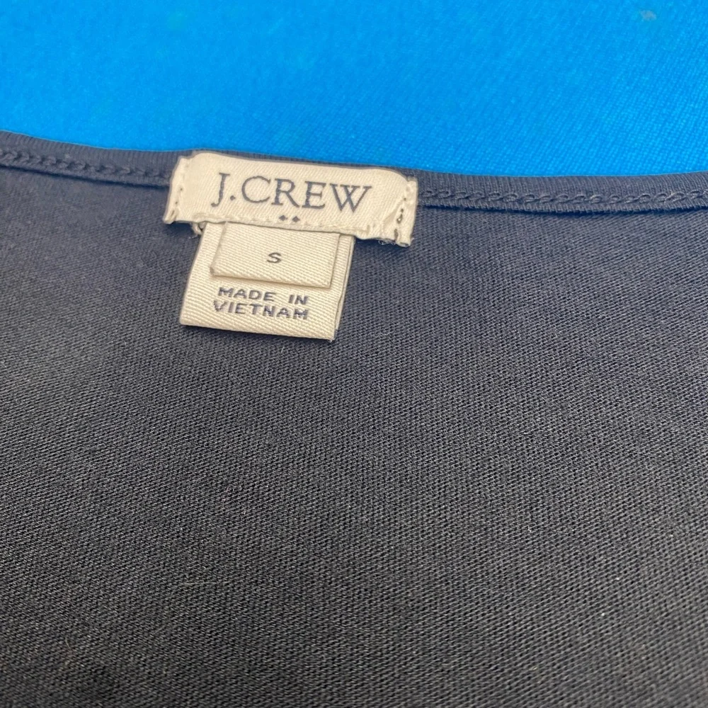 J. Crew Black Tunic with Ruffled Sleeves dress - Picture 5 of 8